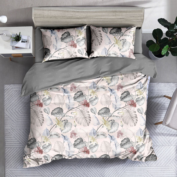 Blossom 6 Pieces Printed Sheet Set in King & Queen Sizes - Artabori