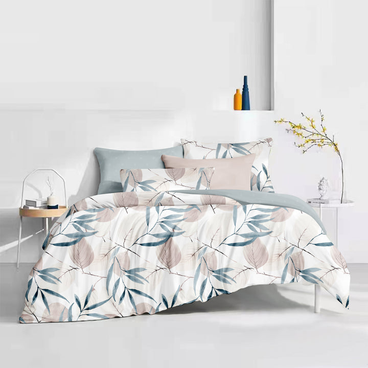 Maple Fog 6 Pieces Printed Sheet Set in King & Queen Sizes - Artabori