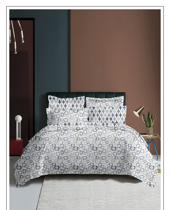 Spring Stone 6 Pieces Printed Sheet Set in King & Queen Sizes - Artabori